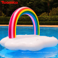 SUNGOOLE PVC flotteurs de piscine radeaux gonflables arc-en-ciel jouets de piscine Floatie salon piscine extérieure flotteurs pour adultes enfants